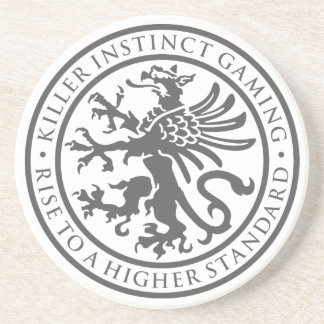 Dessous de verre de grès d'instinct de tueur