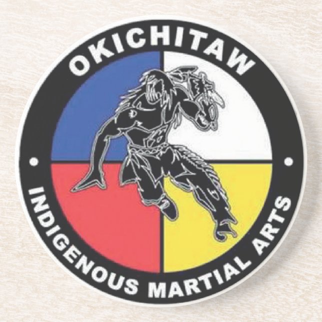 Dessous de verre de grès d'Okichitaw (Devant)