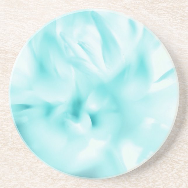 Dessous de verre de grès en grès d'impression Flor (Devant)