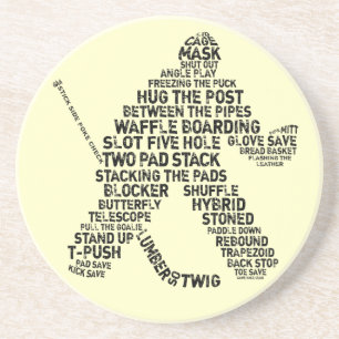 Dessous de verre de hockey sur glace