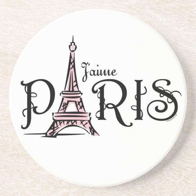 Dessous de verre de J'aime Paris (Devant)