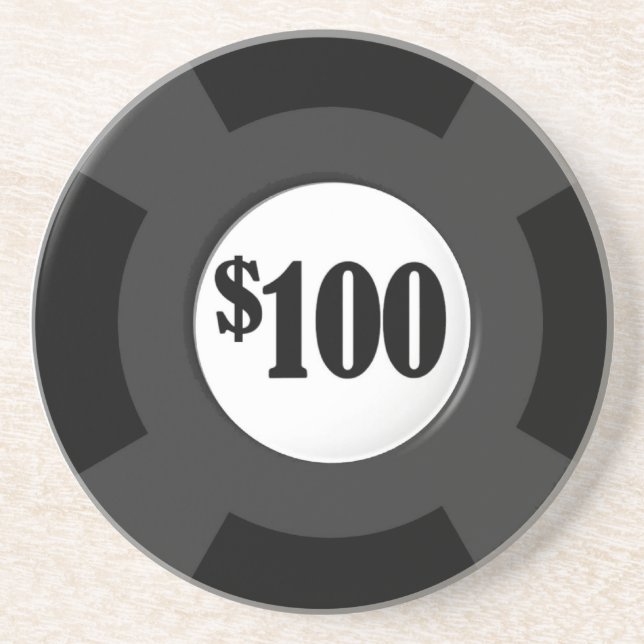 Dessous de verre de jeton de poker (Devant)