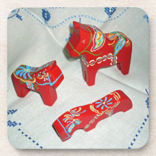 Dessous de verre de la collection Dala Horse