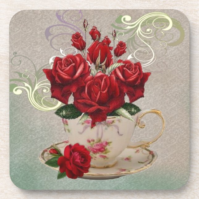 Dessous de verre de la tasse de thé 3 (Devant)