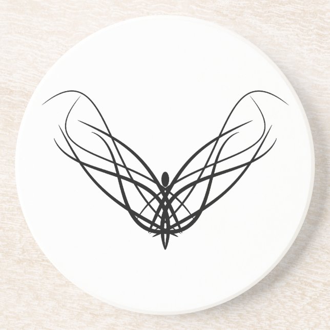 Dessous de verre de l'ange tribal (Devant)