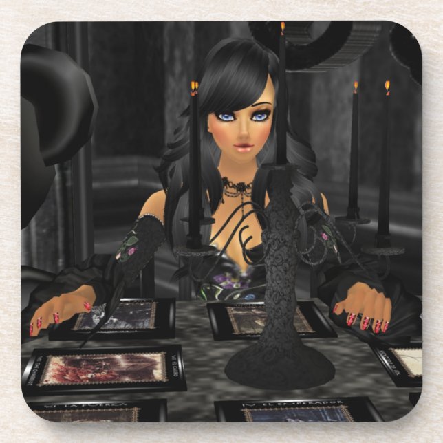 Dessous de verre de lecture de Tarot (Devant)