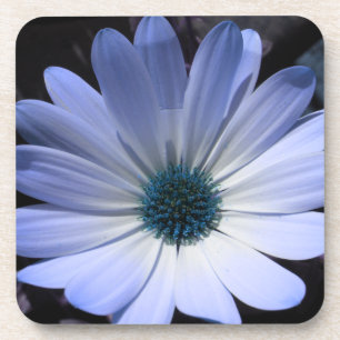 Dessous de verre de liège bleu marais