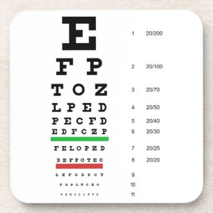 Dessous de verre de liège de diagramme d'oeil de