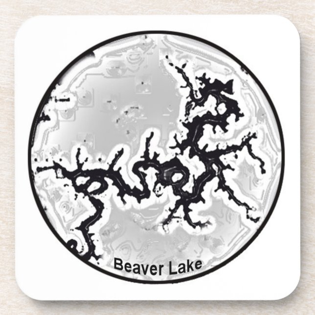 Dessous de verre de liège de lac beaver (Devant)