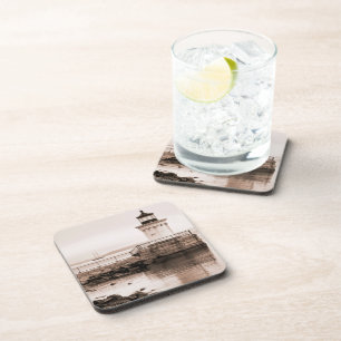 Dessous de verre de liège de lumière d'insecte d