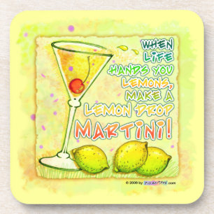 Dessous de verre de liège de Martini de baisse de