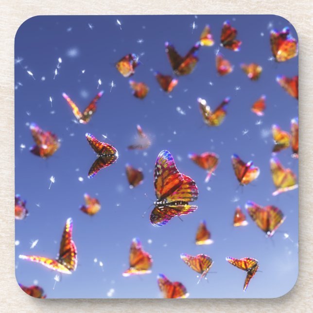 Dessous de verre de liège Fantasia été (Devant)