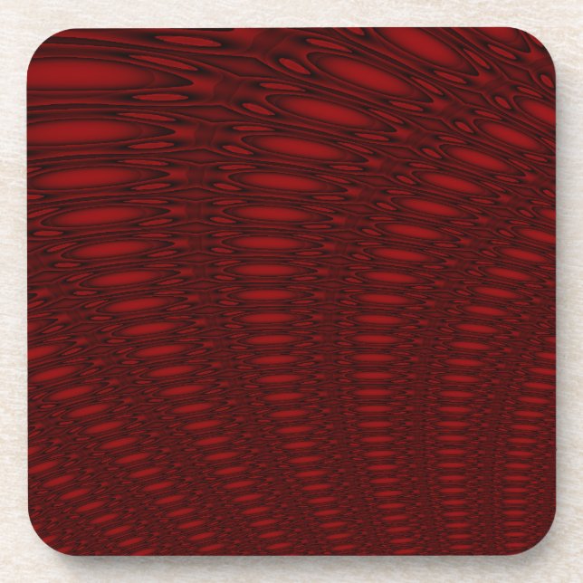 Dessous de verre de liège Tentacles de pieuvre rou (Devant)