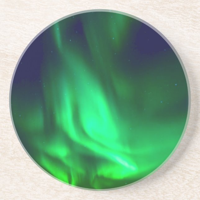 Dessous de verre de lumières du nord (Devant)