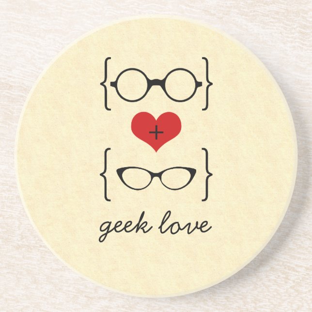 Dessous de verre de lunettes Geeky (Devant)