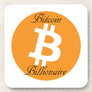 Dessous de verre de milliardaire de Bitcoin