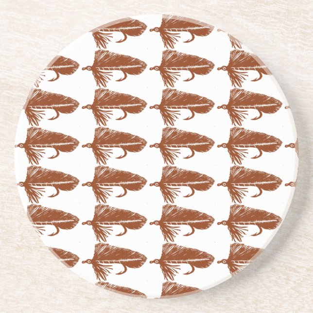 dessous de verre de Motif "Matuka Brown" Streamer  (Devant)