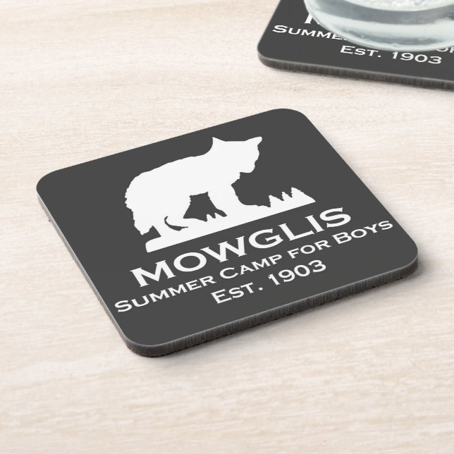 Dessous de verre de Mowglis (Côté gauche)