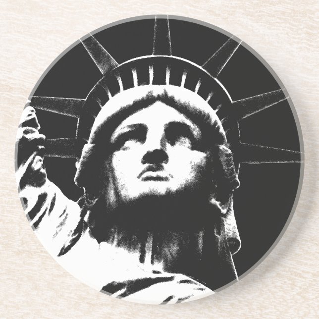 Dessous de verre de New York Statue de la Liberté  (Devant)