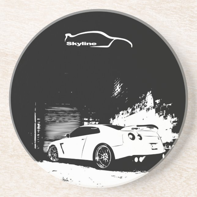 dessous de verre de Nissan Skyline (Devant)