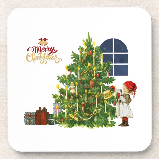 Dessous de verre de Noël (Devant)