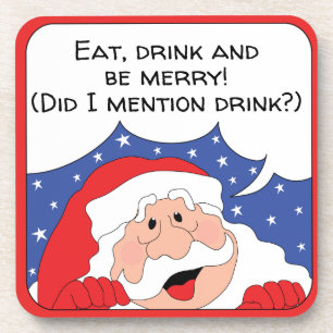 Dessous de verre de Noël Père Noël dit