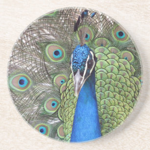 Dessous de verre de paon