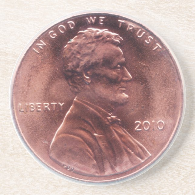 Dessous de verre de penny (Devant)