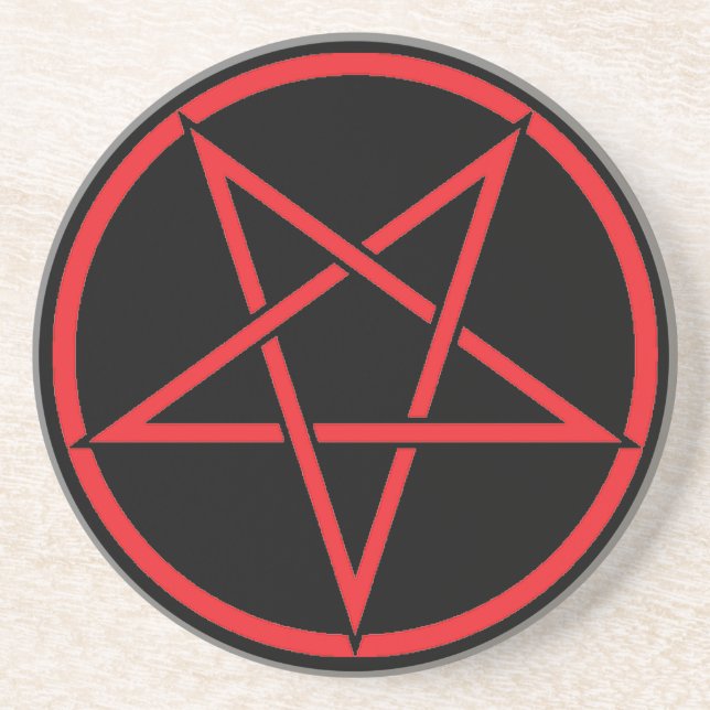 Dessous de verre de pentagone étoilé (Devant)