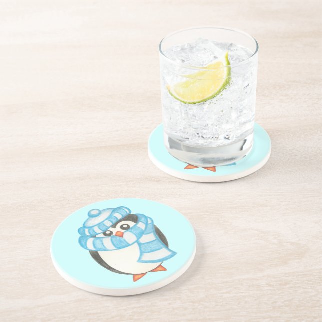 Dessous de verre de pingouin (Côté)