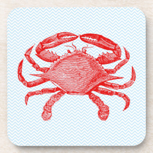 Dessous de verre de pique-nique de crabe de la mer