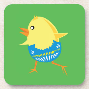 Dessous de verre de poussins de Pâques