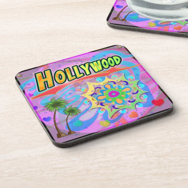 Dessous de verre de progrès Hollywood (Côté gauche)