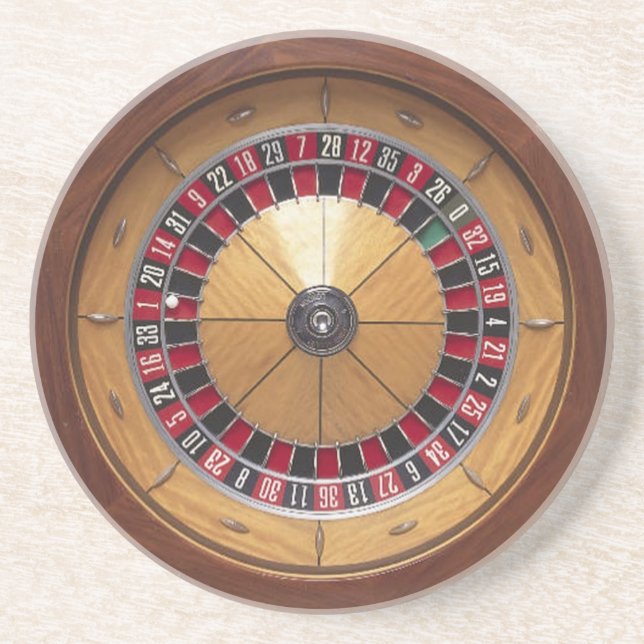 Dessous de verre de roue de roulette (Devant)