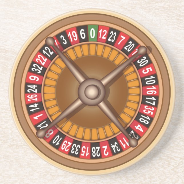 Dessous de verre de roue de roulette (Devant)