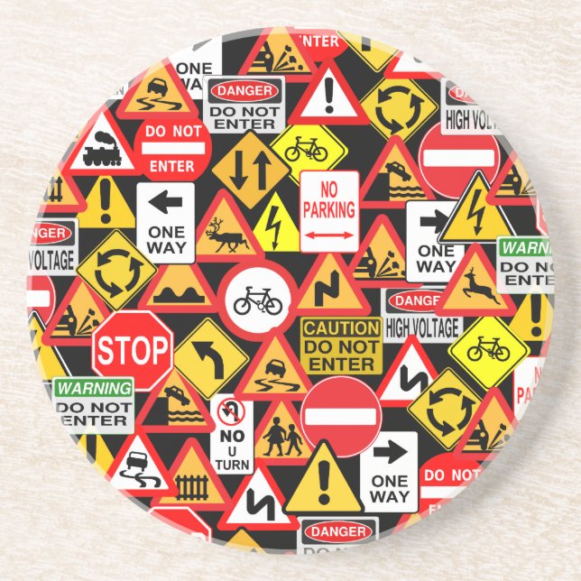 Dessous de verre de signalisation (Devant)