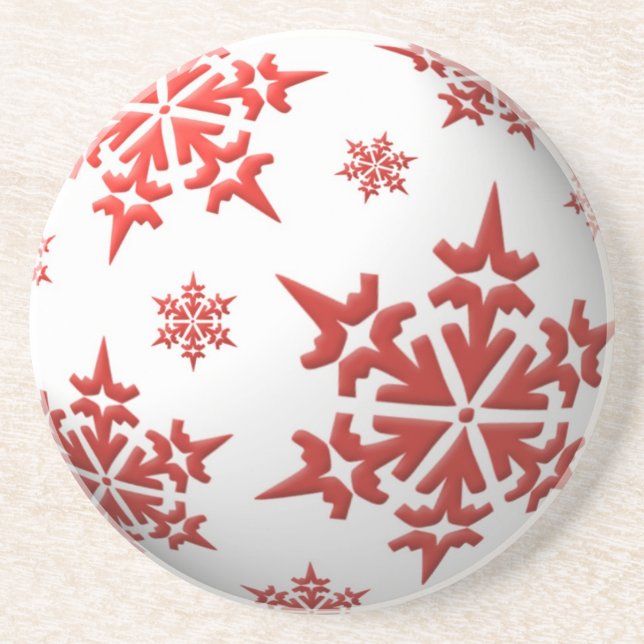 Dessous de verre de Snowflakes (Devant)