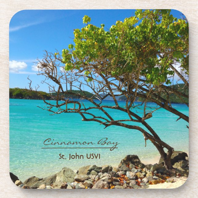 Dessous de verre de St John USVI de baie de (Devant)