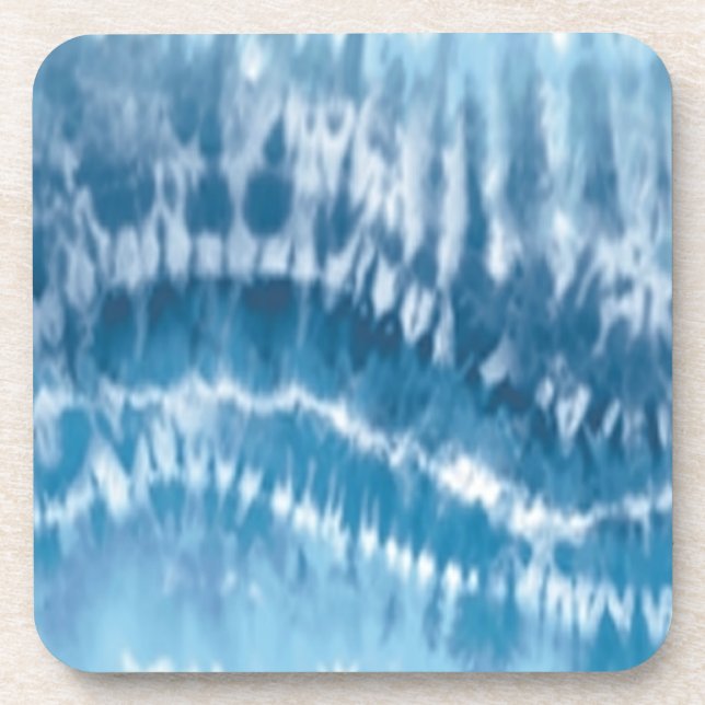 Dessous de verre de teinture Blue Tie (Devant)