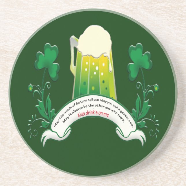 Dessous de verre de toast irlandais (Devant)