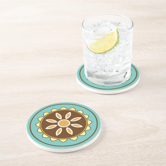 Dessous de verre de tournesol (Côté)