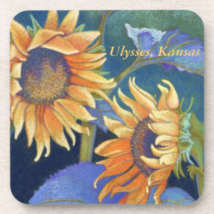 Dessous de verre de tournesols du Kansas