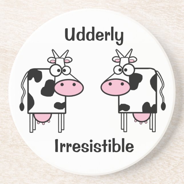 Dessous de verre de vaches (Devant)