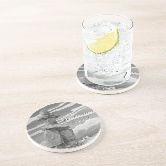 Dessous de verre de Vancouver Personnalisé Vancouv (Côté)