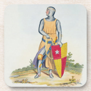 Dessous-de-verre De Vere, comte d'Oxford, 1280, 'd'Armou antique