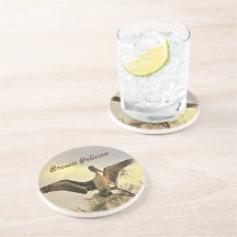 Dessous de verre de vol Brown Pélican