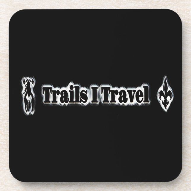 Dessous de verre de voyage Trails I (Devant)