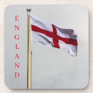 Dessous de verre de vue du drapeau d'Angleterre