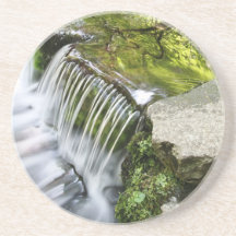 dessous de verre d'écoulements d'eau