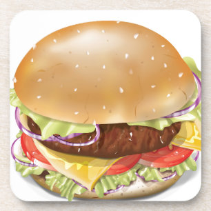 Dessous-de-verre Délicieux cheeseburger